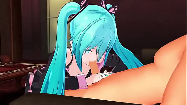 muchacho es derrotado por la boca de la diosa miku hatsune