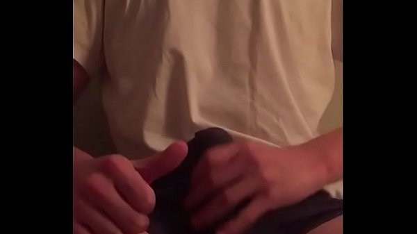 Asian twink wanking his hard cock