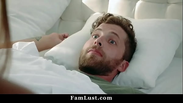 Small Tits step Mom Sucking Her Young Sons Cock