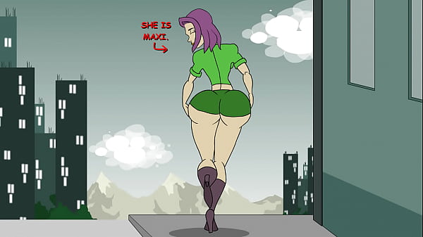 Maxi walking in color animation  