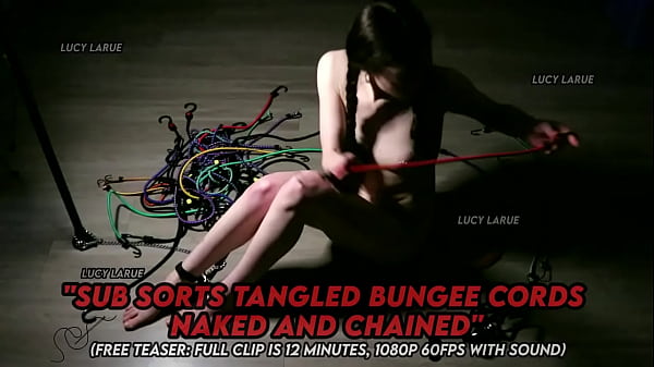 Sub Sorts Tangled Bungee Cords Naked and Chained  