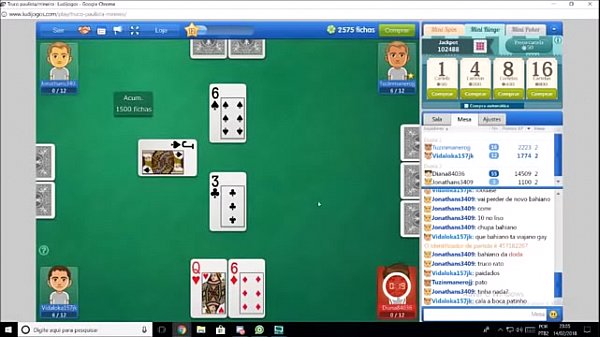 TRUCO VALENDO O TOBA (VOU TER QUE DAR O CU) OLHA NO QUE DEU!!!