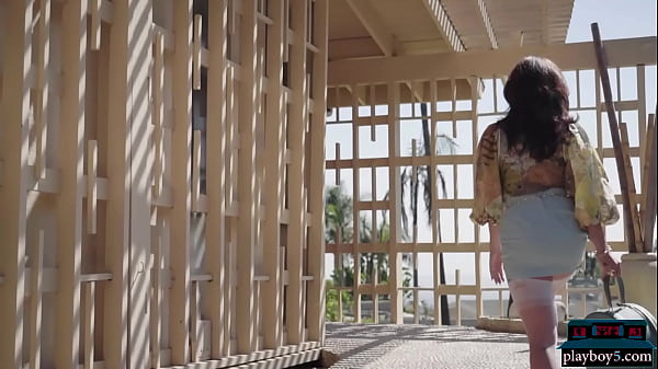 American MILF model in hot lingerie shows off her amazing body for Playboy 