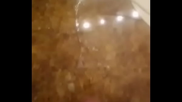 Ejaculating on the bathroom sink  