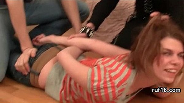 Kinky teen plays with fire