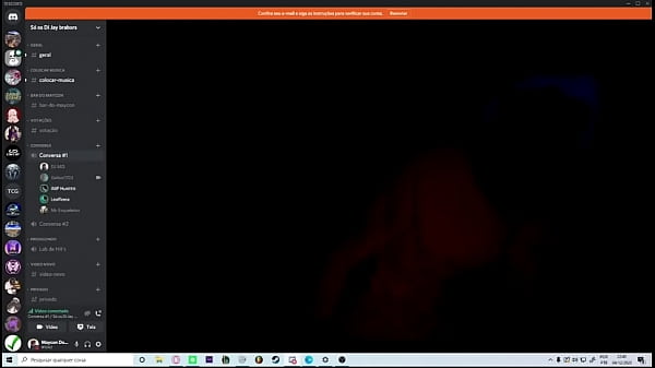 mostrou tudo para dan&ccedil;arino na call do discord