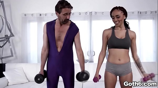 Family ANAL workout session with horny stepdad 