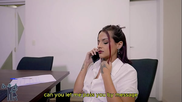 Dirty boss makes his secretary go to his house wanting to fuck her, cum in her pussy and continue fucking