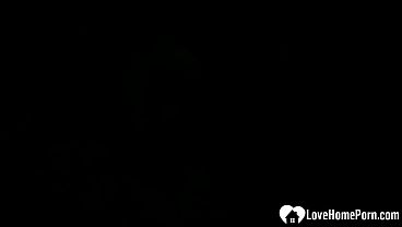 Redhead likes some action in the forest  