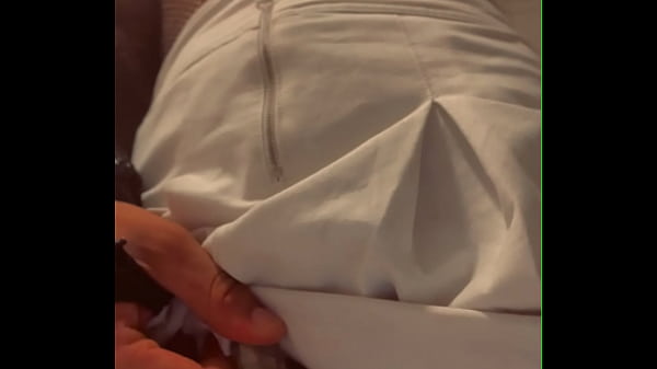 Crossdresser Solo Pissing in Cage  