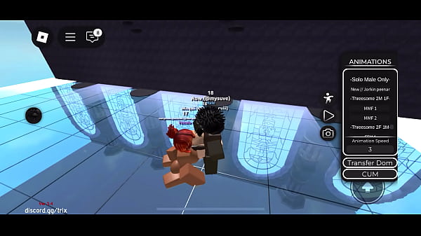 Fucking my two best friends in roblox