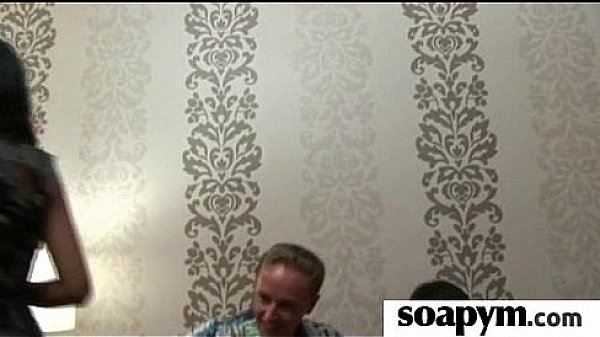 Masseuse strokes a HUGE cock and tastes the Cum 12