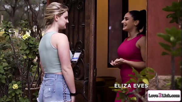 Busty milf ds to be a babysitters boss and seduces her.They kiss and the latina licks the babes pussy.The blonde asslicks her and is facesitted