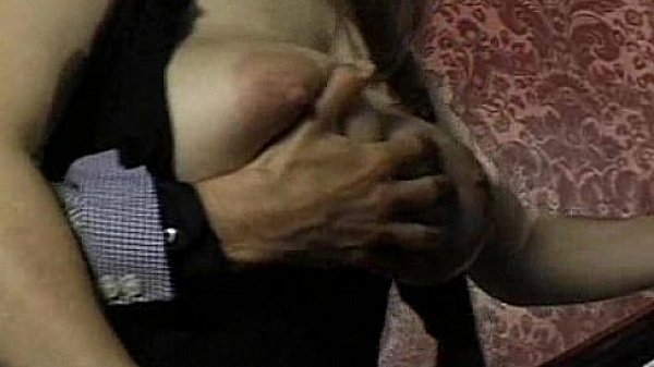 Brunette natural titties