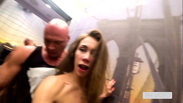 PUBLIC DRESSING ROOM ANAL FUCK. Cumshot on mouth