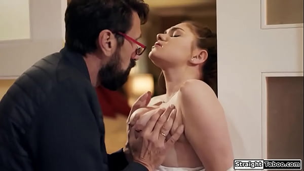 StraightTaboo.com - Older man dominates brunette tourist to fuck in exchange of not kicking her out of the rented place.He licks her cunt and facefucks her.Then bangs her 