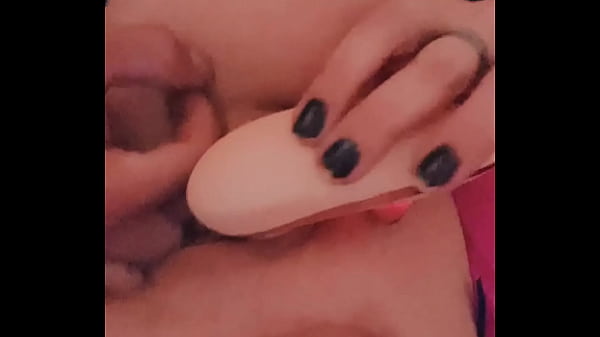 Tight pussy stretched open by friend