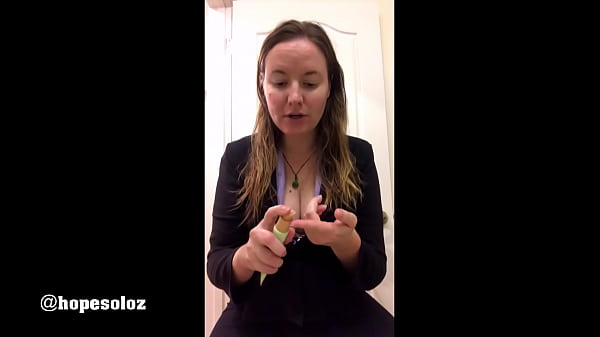 Stunning Blonde MILF puts on her make-up and teases with her cleavage