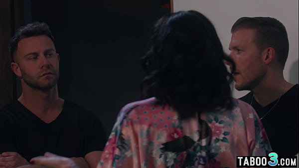 Big titted housewife shared and fucked hard by hubby and his nate