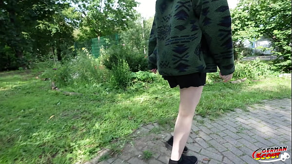 GERMAN SCOUT - Real Fan Fuck MMF Threesome with Redhead Teen Ice Foxy and older Guy