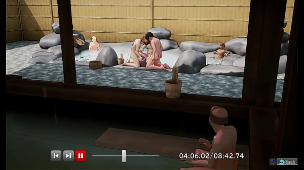 Nodoka na orgia nas fontes termais  