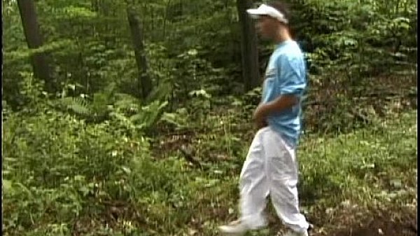 Lonely twinky walker gets ass-shagged in the woods