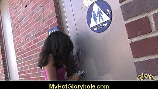 black girl have surprise gloryhole 22