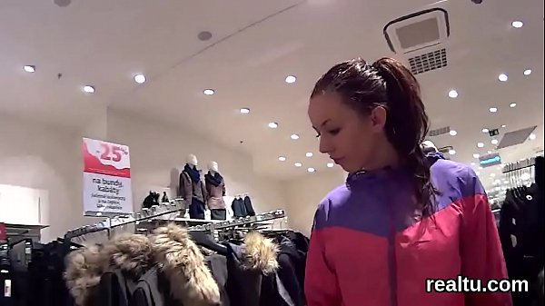 Fantastic czech nympho was tempted in the shopping centre and banged in pov