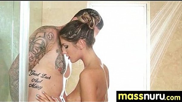 lucky client gets a full service massage 18