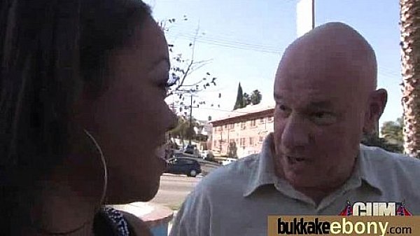 Ebony Babe Sucks Group Of White Guys 23