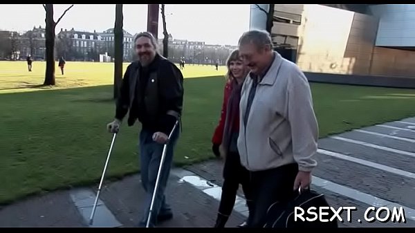 Sexy bitch sucks hard dick wild