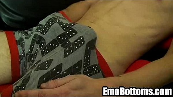 This sexy blonde emo twink is jerking off