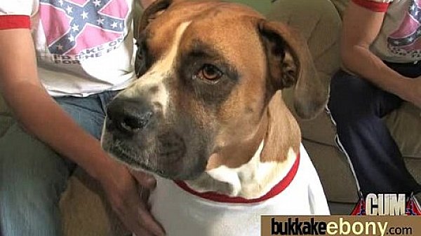 Ebony babe sucks too many white cocks 17 