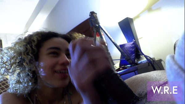 Lightskin Nina Lovely Giving Wet Blowjob and taking Dick 