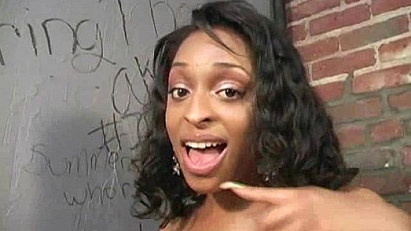 Glory-hole cock sucking for hot cum 6