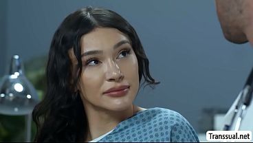 Damn my doctors body is so hot and I cant resist it.I start seducing him and start sucking his hard big cock 