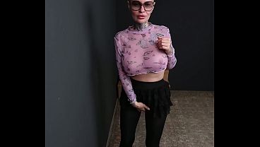 Sexy milf, big tits, tattoos