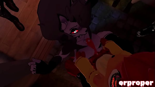 Vrchat luna gets gang fucked