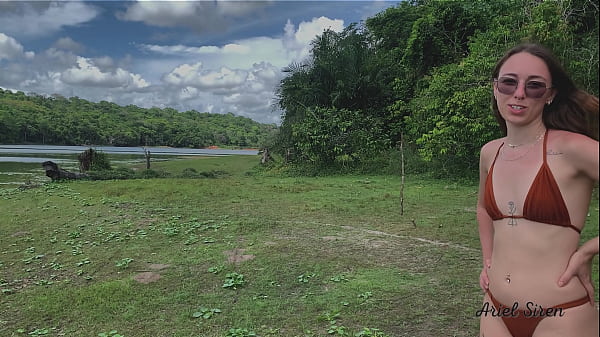 Vlog de acampamento - Banho de rio e de porra