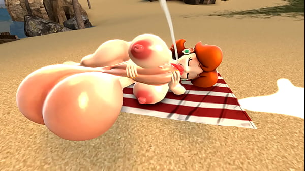 Futa Daisy sucking herself 