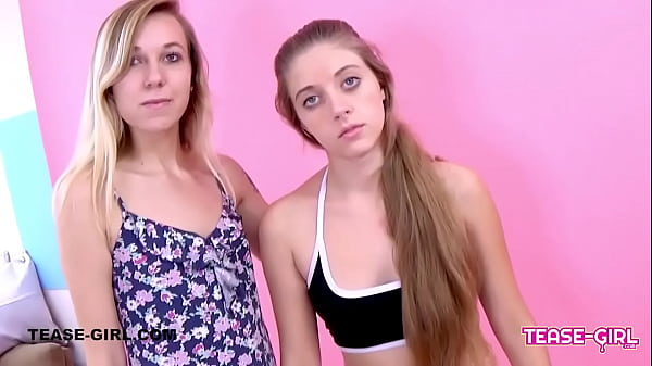 2 Straight girls agree to kiss and lick pussy at photoshoot