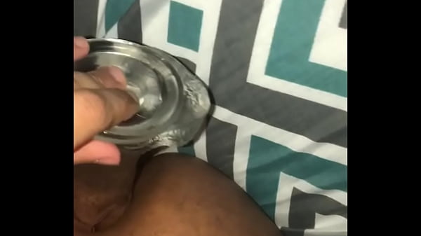 Faggot uses dildo after top cancels on their date