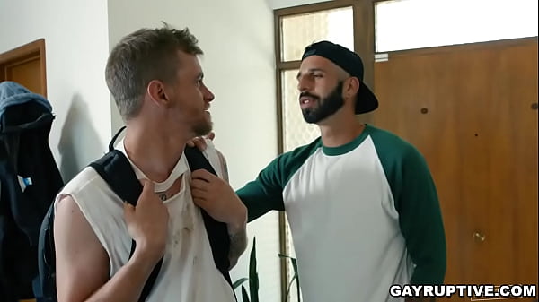 Homeless man Wade feeling affectionate toward Micah and ends up giving up to him and letting him ram her tight asshole