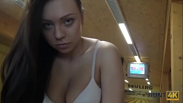 HUNT4K. Lucky fucker organizes wonderful pickup in bowling place