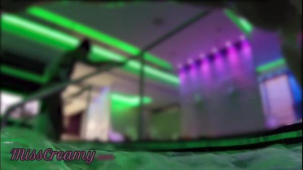 Dick flash - A stranger caught me touching in public pool SPA and helps me masturbate risking to be seen by unknown