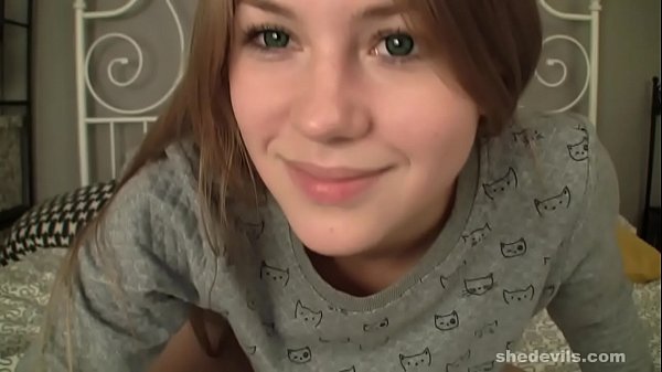 Perky puffy nippled blonde teen Kira She Devils show 