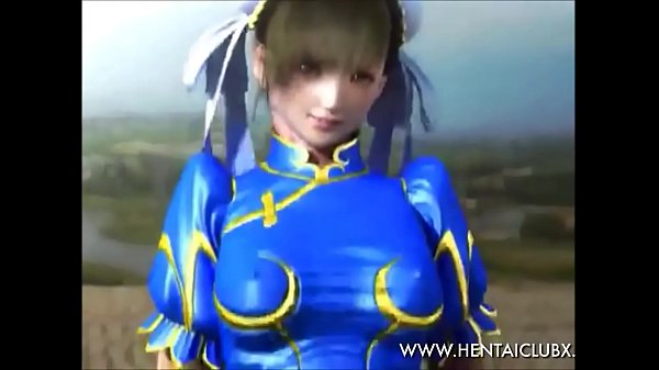 sexy Street Fighter Sexy Ecchi Chun Li riding an Exercise Ball sexy