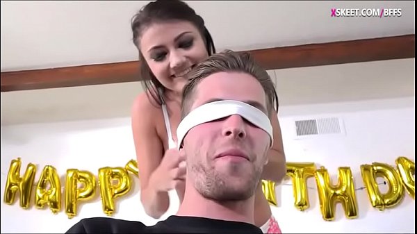 Three teen babes banged the birthday boy