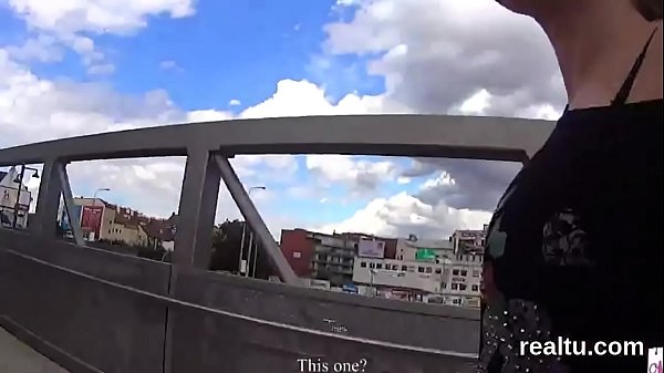 Beautiful czech sweetie gets tempted in the hypermarket and reamed in pov