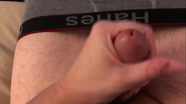 Boy plays with penis but doesn't cum  